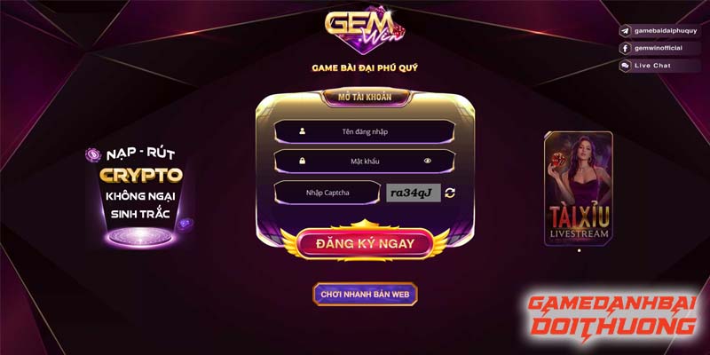 Đánh giá cổng game Gemwin